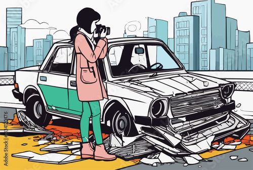 Photojournalist at the Scene