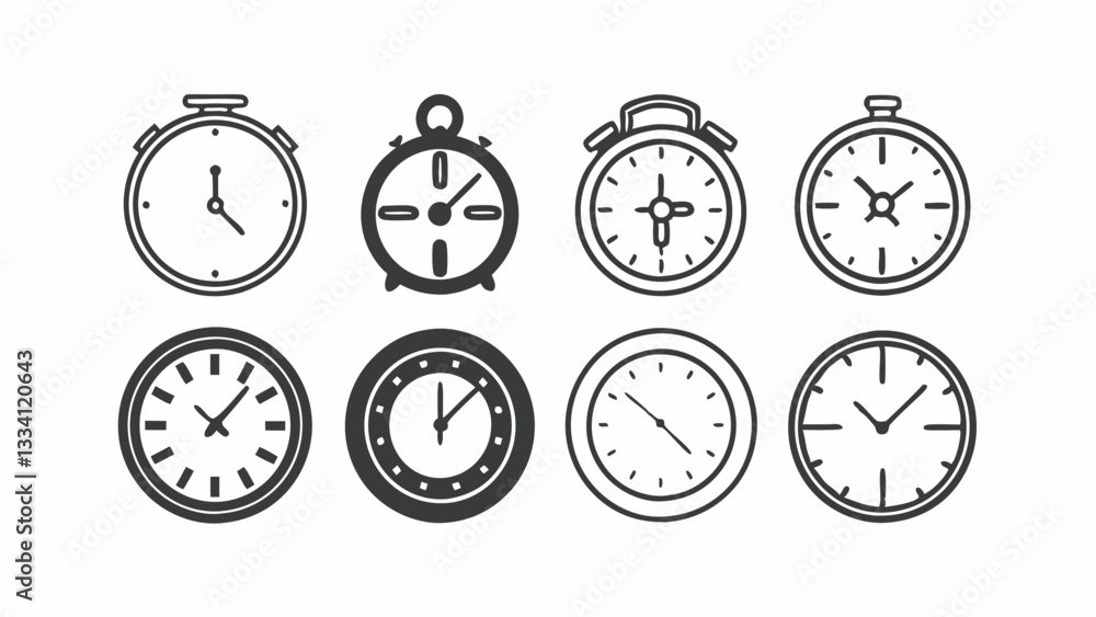 a collection of thin line vector icons representi created with generative ai a collection of thin line vector icons representi created with generative ai