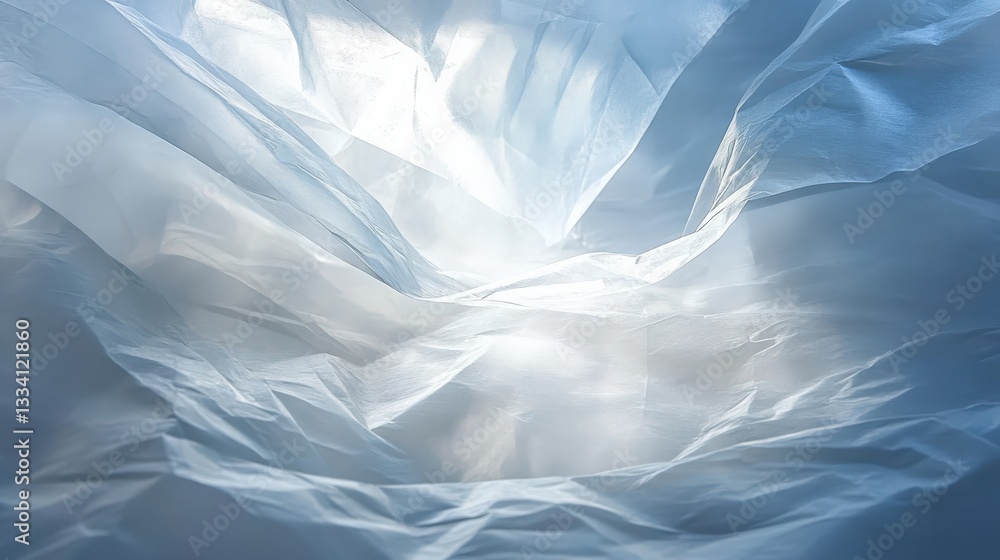 custom made wallpaper toronto digitalLight Through Crumpled Plastic Sheet Creating Abstract Texture and Soft Illumination Effects