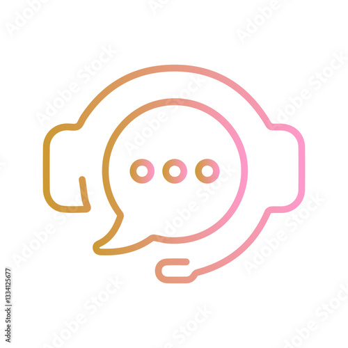 Live Chat Vector Icon