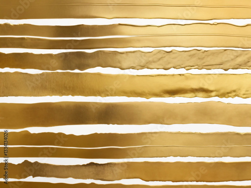 This illustration of golden material highlights elegant, minimalist strip patterns.