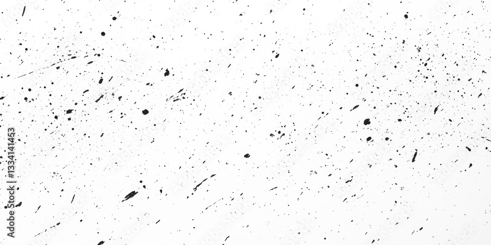 Abstract black splatter on white background Abstract black splatter on white background