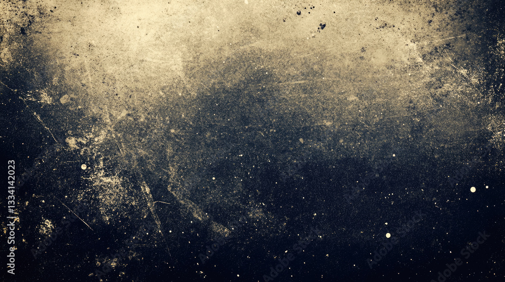 Obraz premium Abstract dark grunge texture with splattered paint and vintage aesthetic