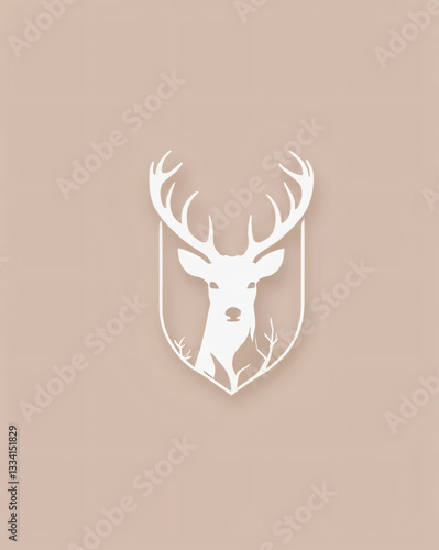 Wallpaper Mural This deer logo reflects deep connection to marine life. Torontodigital.ca