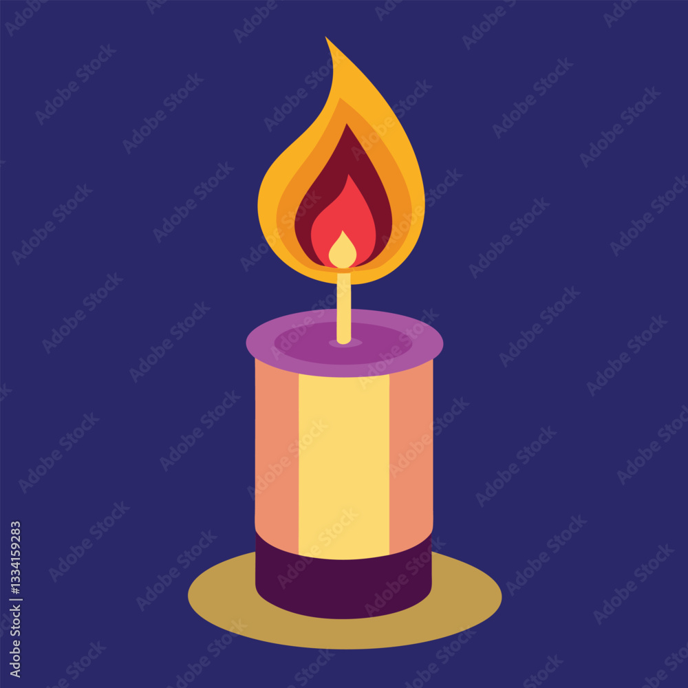 Fototapeta premium candle vector