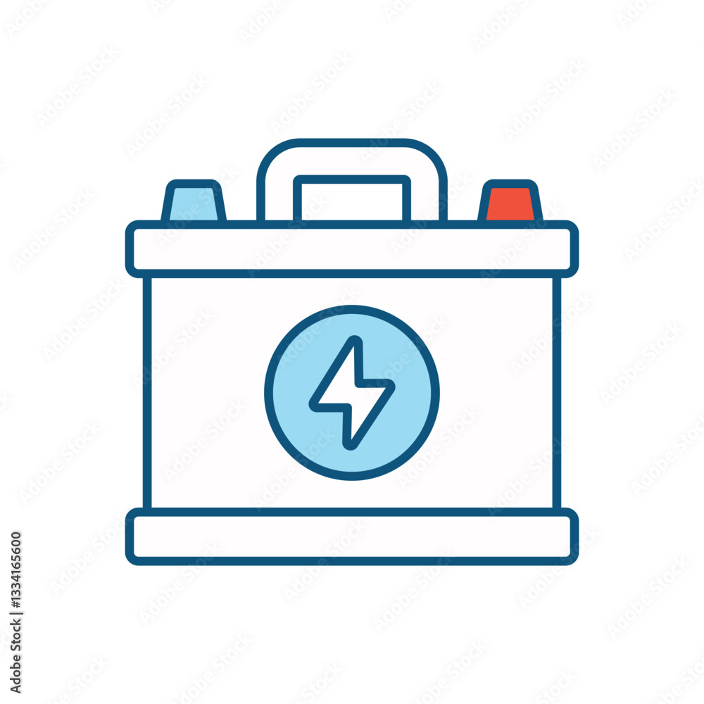 Electric Charge vector icon Electric Charge vector icon