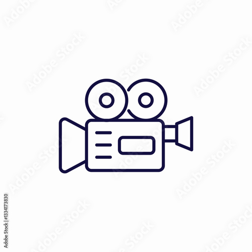 film recorder icon sign vector