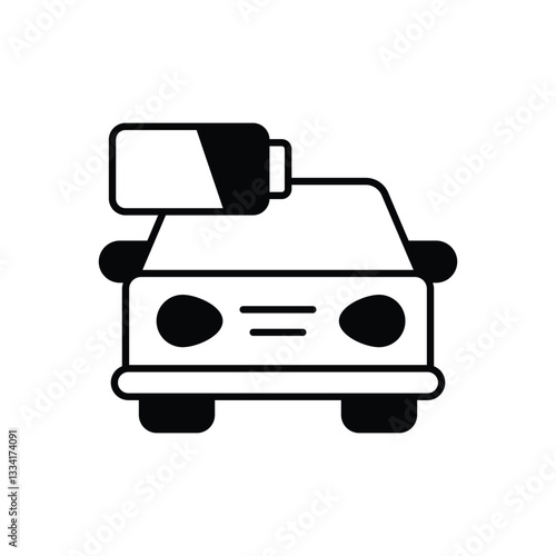 Electric Vehicle vector icon