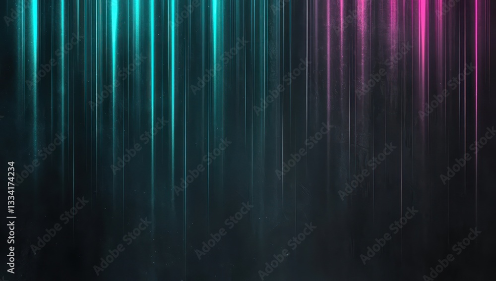 Black HDR background with sharp teal and magenta light beams, high-quality photo. Black HDR background with sharp teal and magenta light beams, high-quality photo.