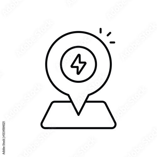 Charging Station vector icon