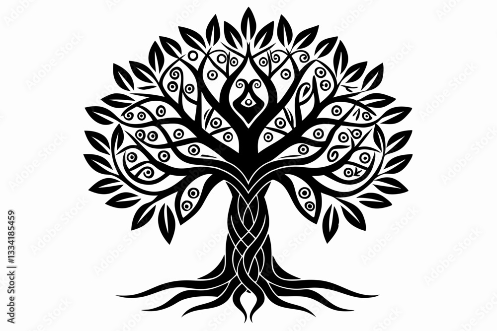 Obraz premium tree logo icon