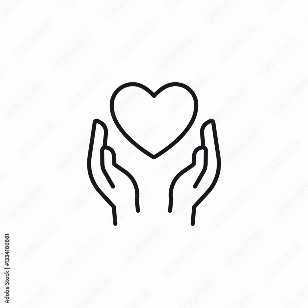 care service icon sign vector care service icon sign vector