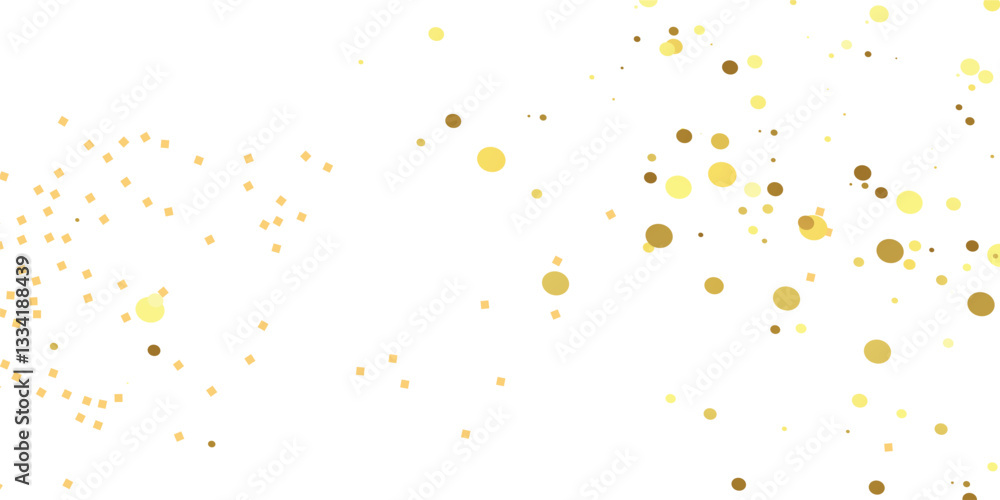 Elegant Golden Glitter Dots and Sparkling Confetti Glowing Against a Transparent Background, Adding a Touch of Glamour and Shine to Your Special Occasions Elegant Golden Glitter Dots and Sparkling Confetti Glowing Against a Transparent Background, Adding a Touch of Glamour and Shine to Your Special Occasions