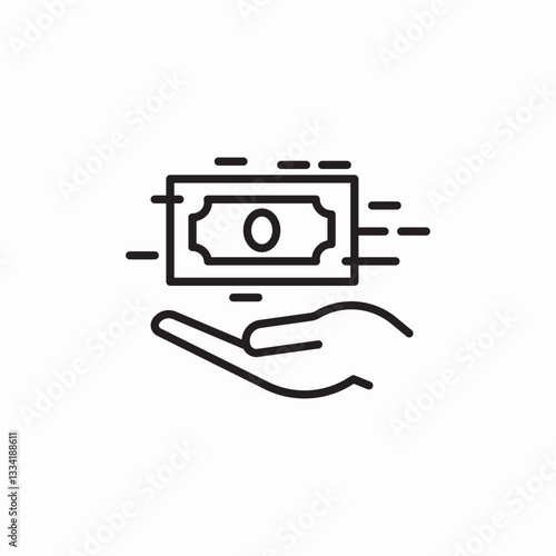 fast transactions icon sign vector