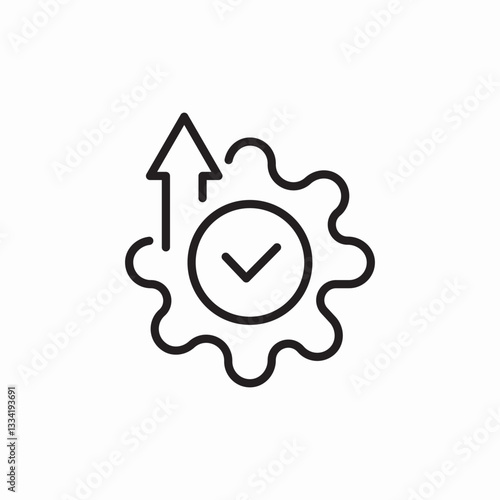 update completed icon sign vector