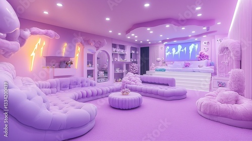 Lovely cutie house (purple room)