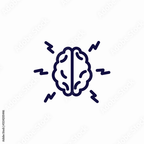 genius mind icon sign vector