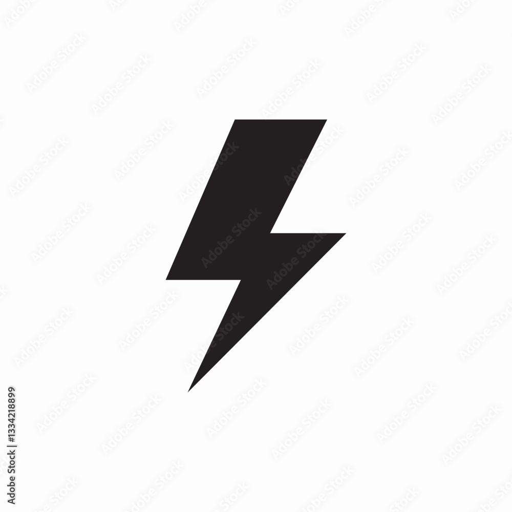 lightning bolt icon sign vector lightning bolt icon sign vector