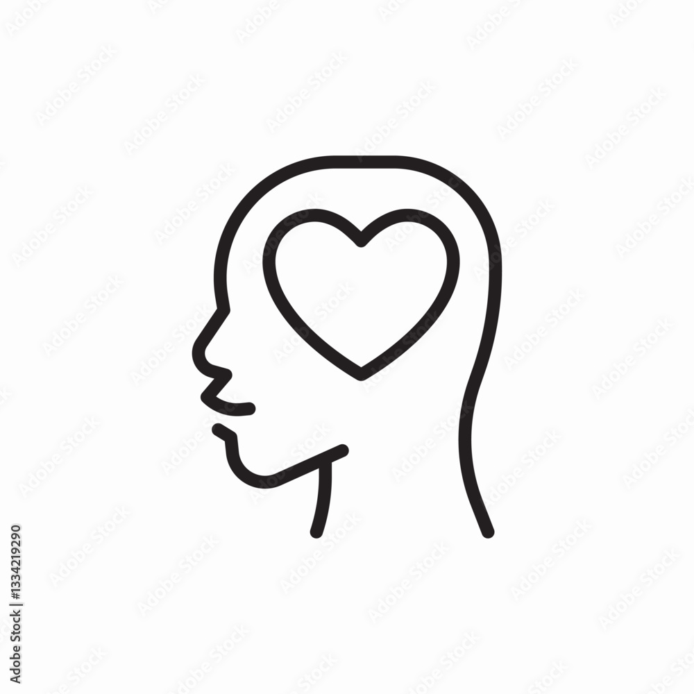mind health icon sign vector mind health icon sign vector