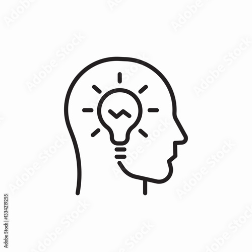 mind creativity icon sign vector