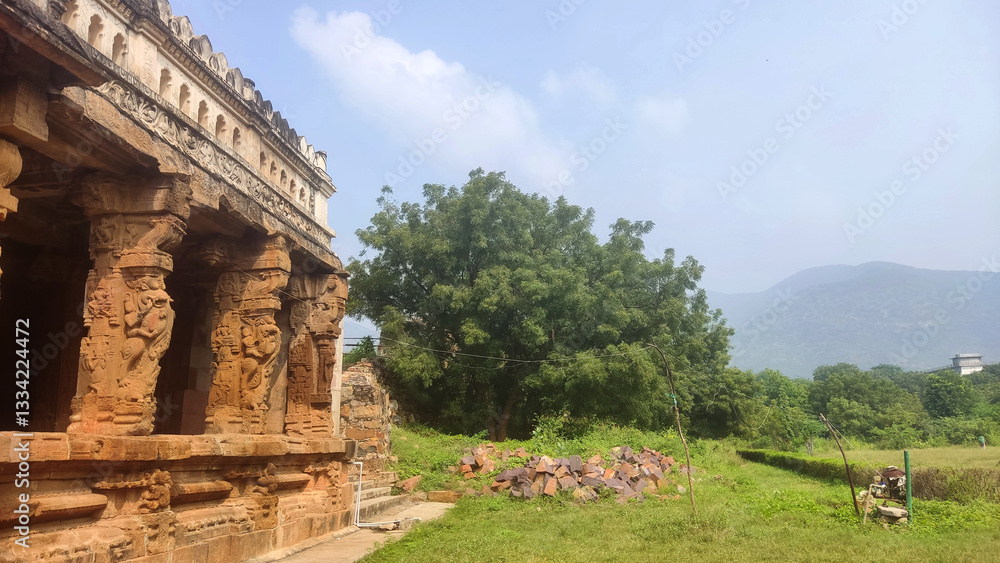 Naklejka premium Siddavatam Fort in Andhra Pradesh, India