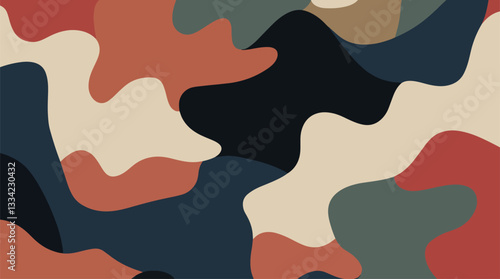 traced vector abstract background
