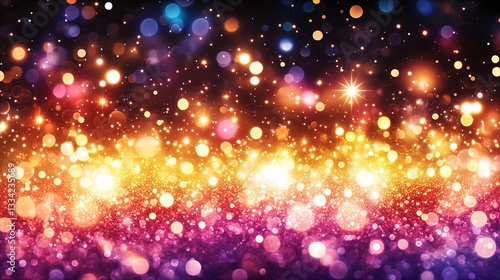 Abstract multicolor lines and swirls for poster and web backgrounds