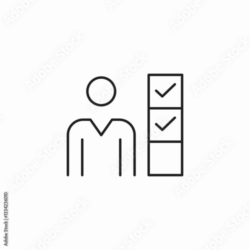 company list icon sign vector