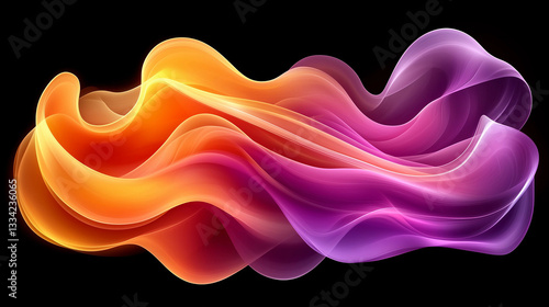 Bold abstract rainbow background for poster and web design photo