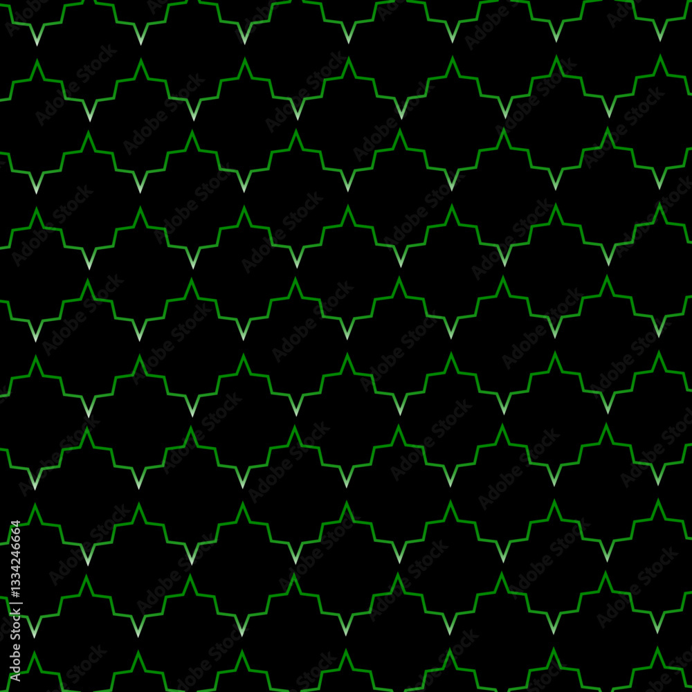 Fototapeta premium Green pattern 2
