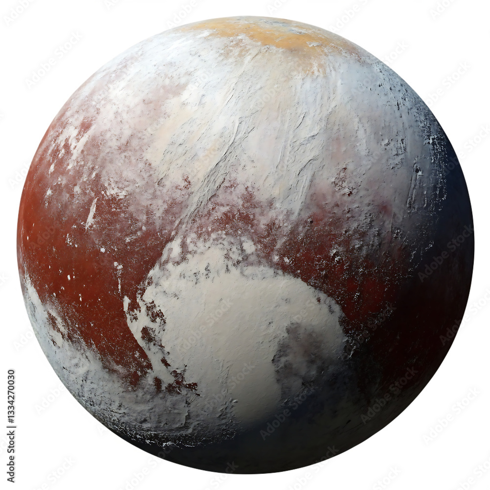 Naklejka premium Dwarf planet isolated on transparent background