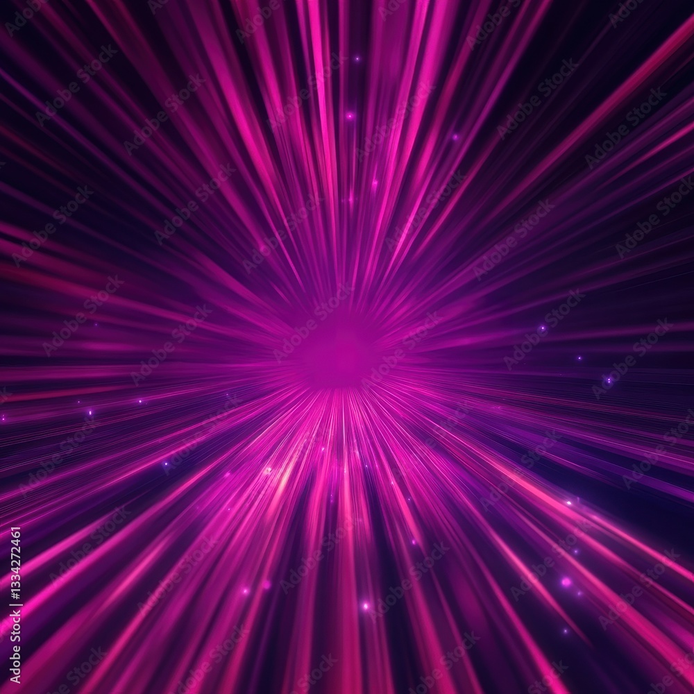 A bright purple light with a white spot in the middle A bright purple light with a white spot in the middle