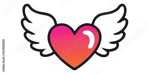 heart with wings