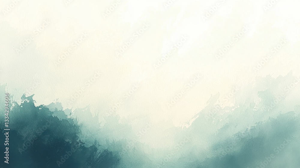 A gentle mist covers the horizon, blending soft tones of blue and green. The atmosphere is calm and serene, evoking a sense of peace at the break of dawn A gentle mist covers the horizon, blending soft tones of blue and green. The atmosphere is calm and serene, evoking a sense of peace at the break of dawn