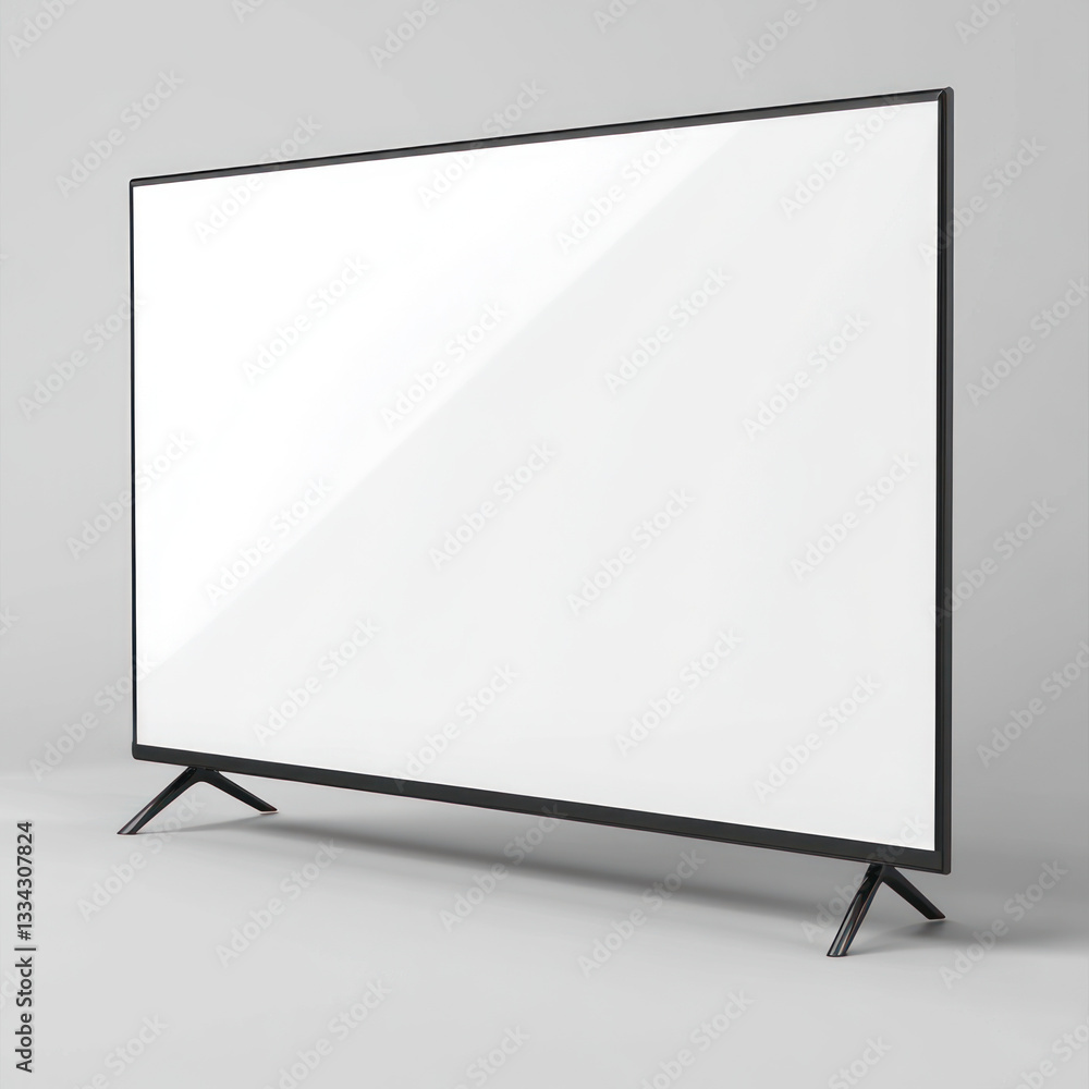 Naklejka premium lcd tv with blank screen