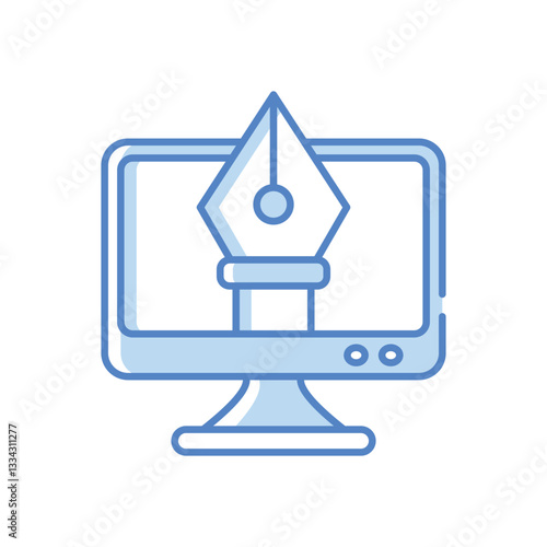 Digital Art Vector icon