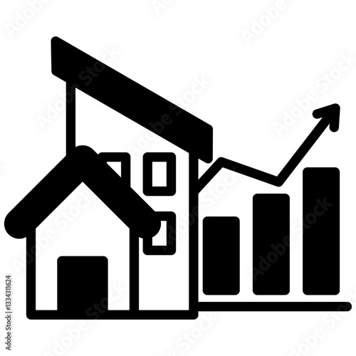Real Estate Development icon in Mix Filled Style. Simple Vector Design. Simple Vector Outline Filled Icon
