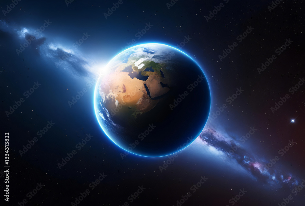 Fototapeta premium Mysterious Orbs: The Magic of Alien Worlds