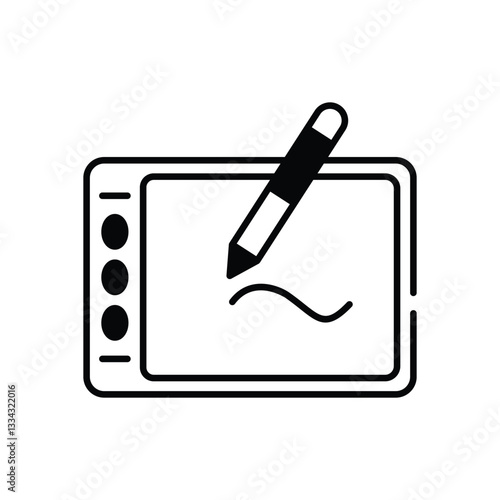 Digital Art Vector icon