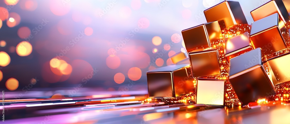 Blockchain technology building a secure cyber fortress for cryptocurrency business with papercut style design Blockchain technology building a secure cyber fortress for cryptocurrency business with papercut style design