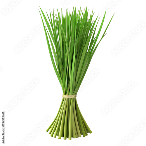 Wallpaper Mural lemon grass cartoon isolated on white background full depth of field  Torontodigital.ca