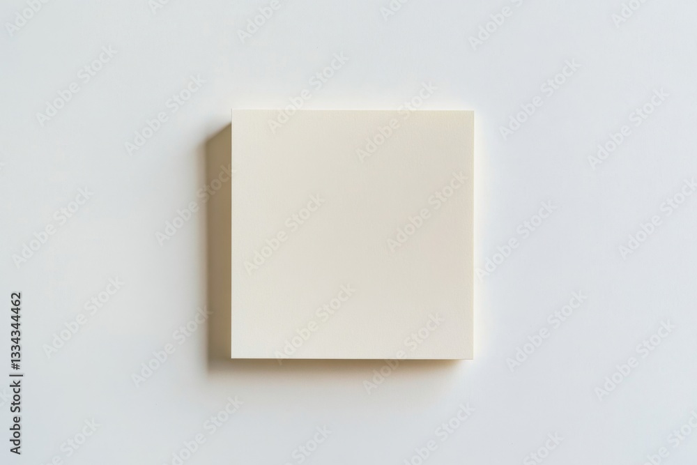Blank sticky note on white background Blank sticky note on white background