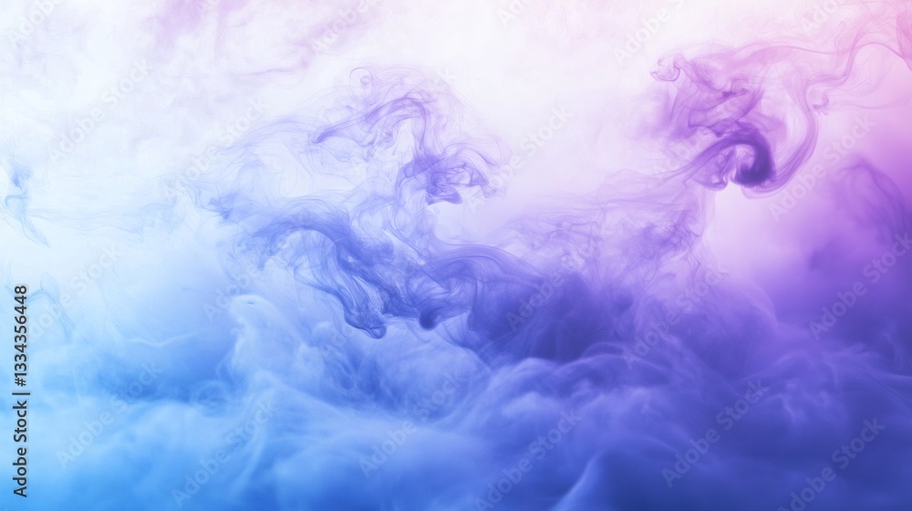 Ethereal misty blue and lavender liquid clouds merging softly Ethereal misty blue and lavender liquid clouds merging softly