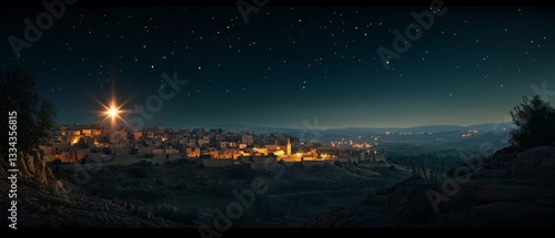 Starlit Bethlehem Night