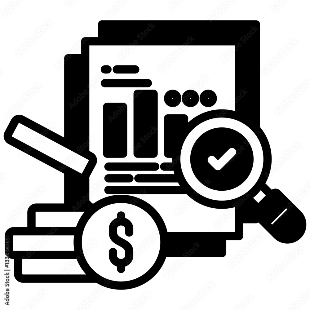 Analytics icon in Mix Filled Style. Simple Vector Design. Simple Vector Outline Filled Icon Analytics icon in Mix Filled Style. Simple Vector Design. Simple Vector Outline Filled Icon