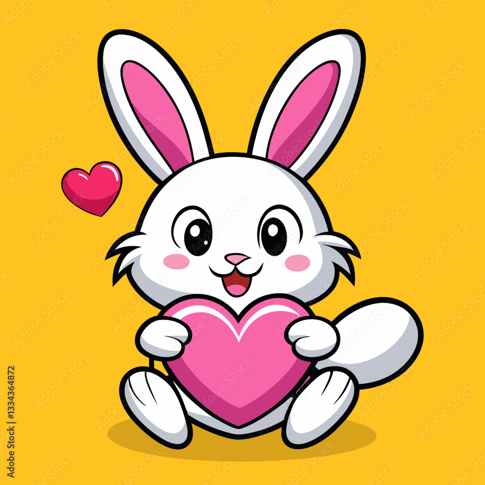 Obraz premium easter bunny with egg