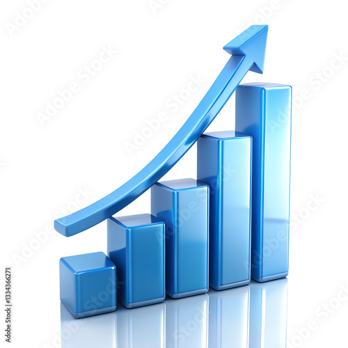 Blue growth arrow chart increase, progress, success, statistics, data Free Download Blue growth arrow chart increase, progress, success, statistics, data - GFXLoad