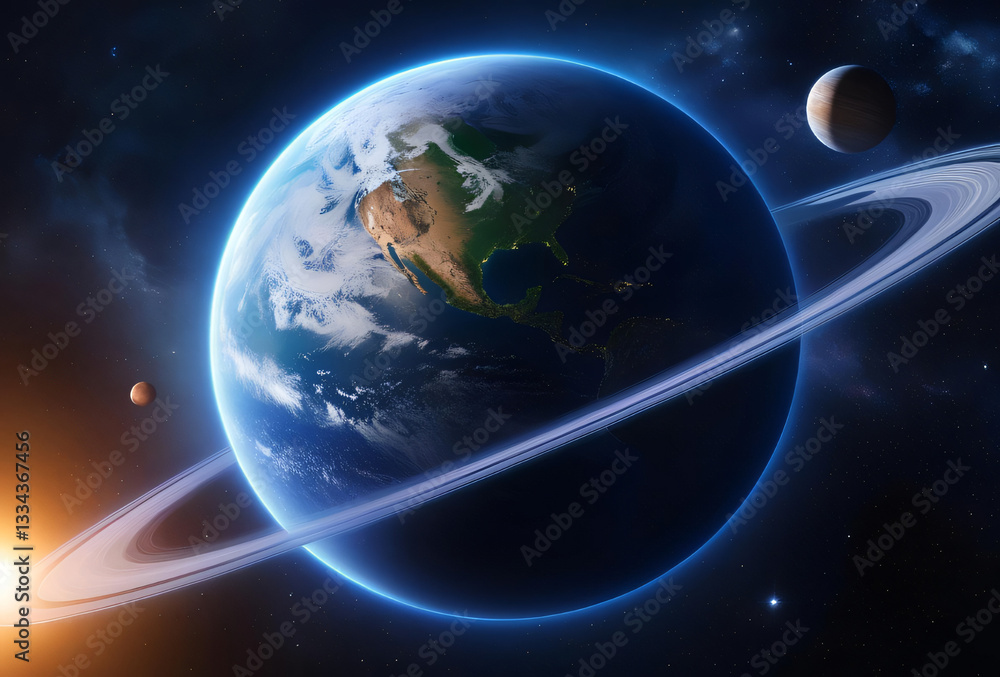 Obraz premium planet in space