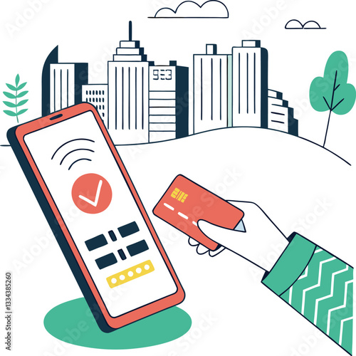 Digital payment and contactless transaction concept