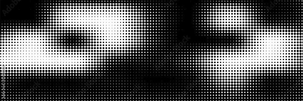 Basic halftone dots effect in black and white color. Halftone effect. Halftone dots. Black white halftone.Background with monochrome dotted Basic halftone dots effect in black and white color. Halftone effect. Halftone dots. Black white halftone.Background with monochrome dotted